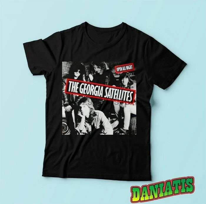 The Georgia Satellites Open All Night South rock bandT-футболка S M L XL 2XL |