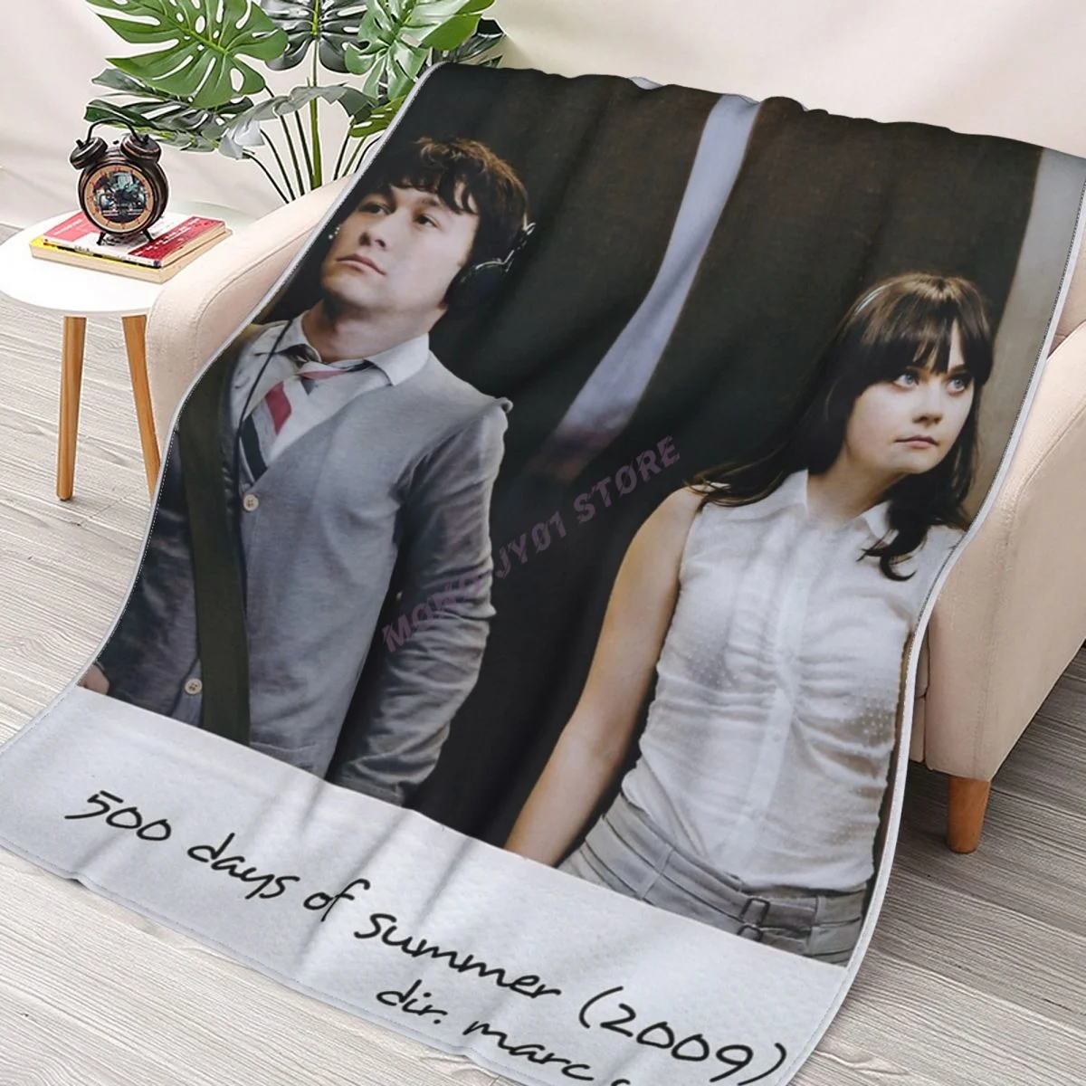 

500 Days Of Summer Polaroid Throw Blanket Sherpa Blanket cover Bedding soft Blankets