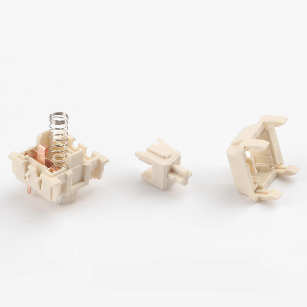 

Kailh NovelKeys Cream Switch for Mechanical Keyboard 5Pins Linear POM 55g MX Switch Customized DIY Gaming Ice Cream