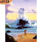 LCOZX 5D DIY ручной работы полный дрель алмазов картина 