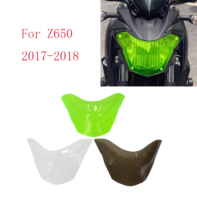 

Передняя фара Sn Защитная крышка объектива для Kawasaki Z650 2017-2018