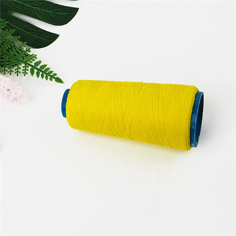yellow Катушка многоцветная эластичная швейная нить 500 м/рулон DIY ручной работы шнур для ручной поставки машин - Цвет: yellow