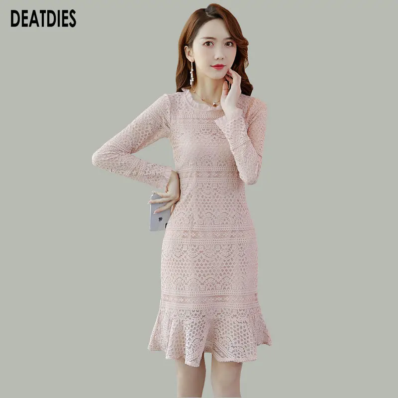 Женское кружевное платье трапеция элегантное винтажное офисное с длинным