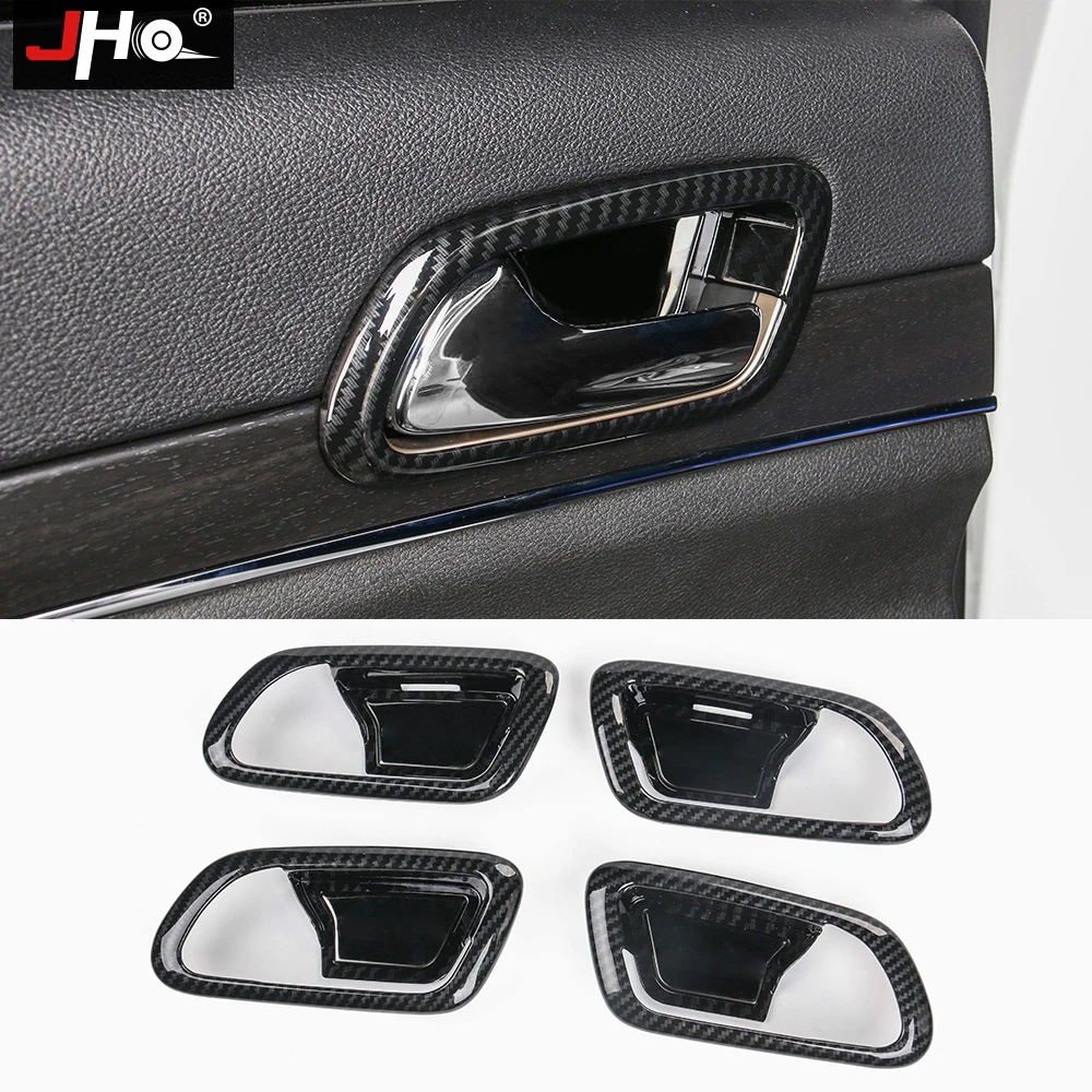 JHO ABS Хромированная внутренняя дверная чаша ручка Накладка для- Jeep Grand Cherokee Аксессуары для стайлинга автомобилей