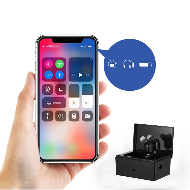 Wireless Bluetooth Earpiece IPX2 Waterproof Mini Sport Headset OUJ99 | Электроника
