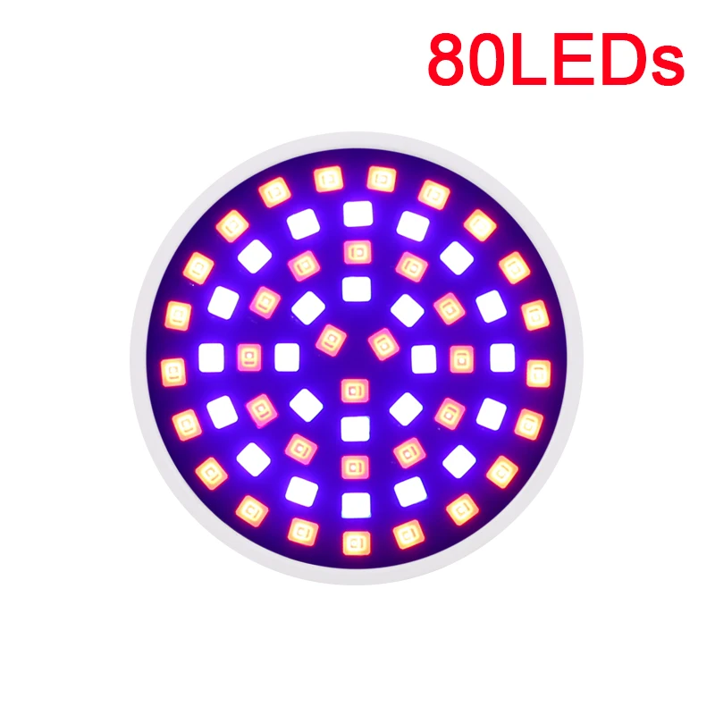 PARkson Фитолампа LED полный спектр E27/E14/GU10/MR16 2 шт.