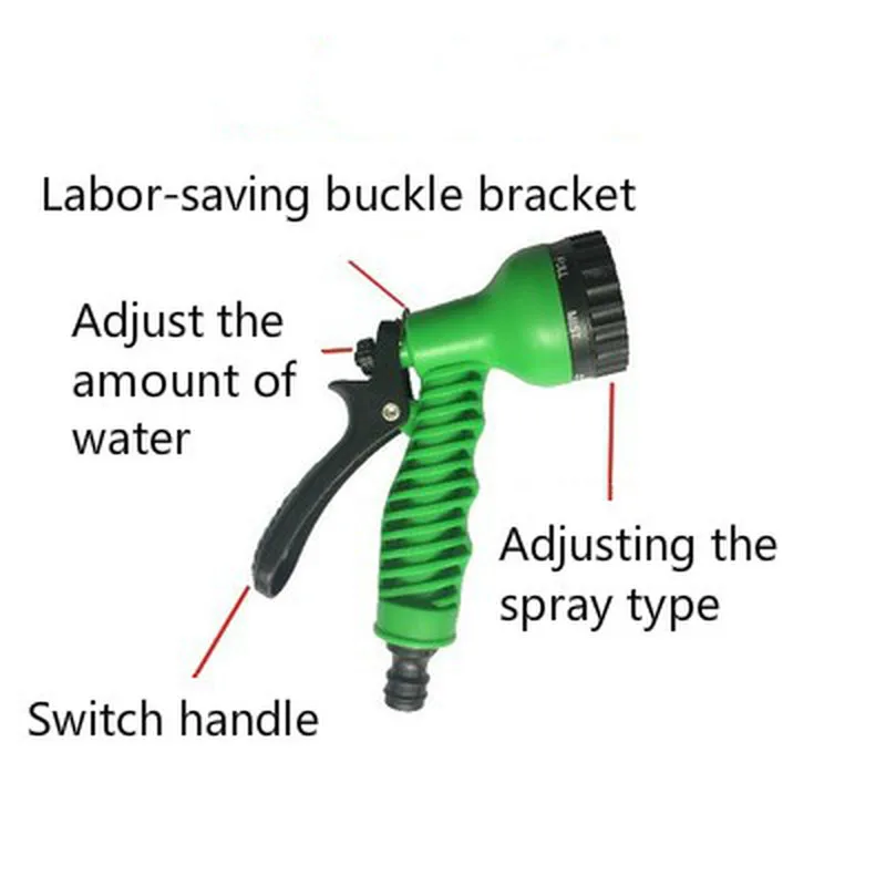 Садовый шланг расширяемый волшебный гибкий для воды ЕС пластиковые шланги труба