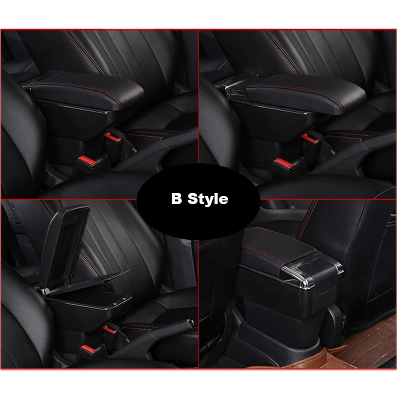 Подлокотник для KIA Rio 4 X line 2017 2018 центральный контейнер хранения с подстаканником