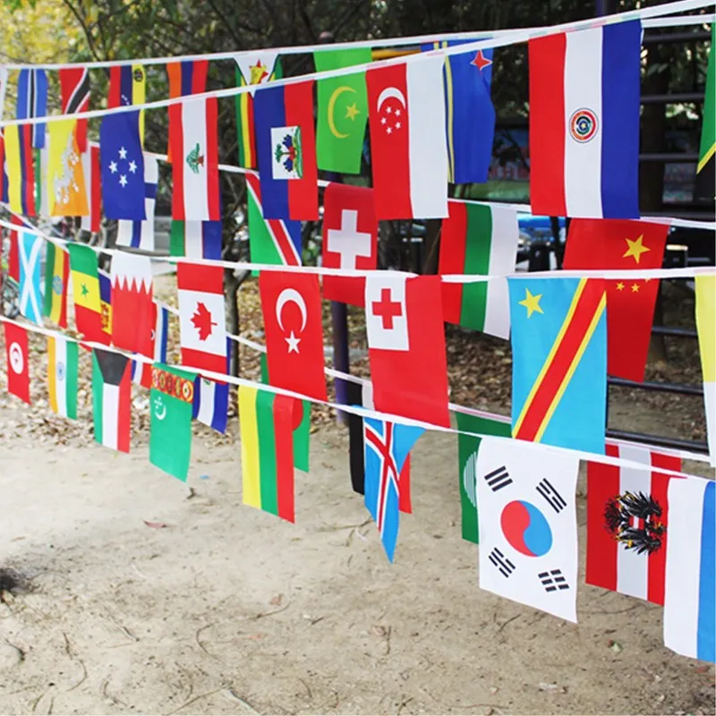 Гирлянда с флагом страны Кубок евро 32 украшение для дома улицы | Дом и сад