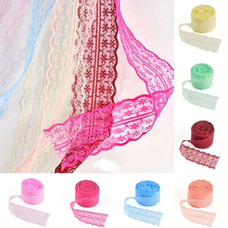 10 м/рулон прозрачная сетчатая лента 45 мм с ажурными цветами для платья одежды