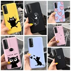 Пара мобильный телефон чехол для Huawei psmart 2021 чехол с милым сердечком бампер чехол для Huawei P smart 2019 2020 psmart Z PPA-LX2