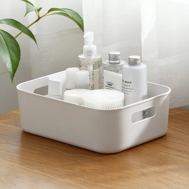 

Finishing the plastic basket Bathroom kitchen bathroom basket Tabletop basket