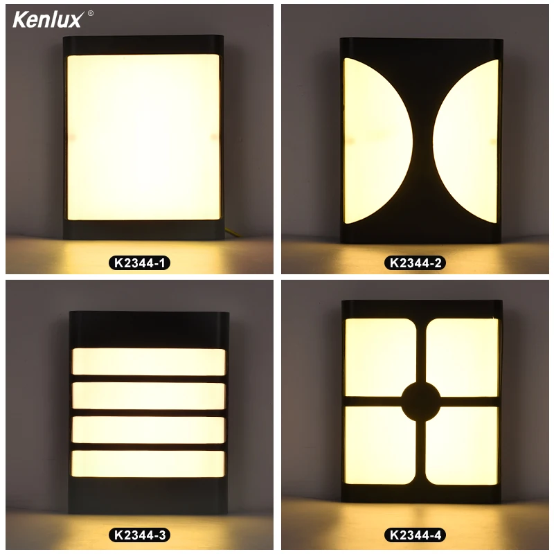 Водонепроницаемая пластиковая настенная светодиодная лампа комнатный и уличный