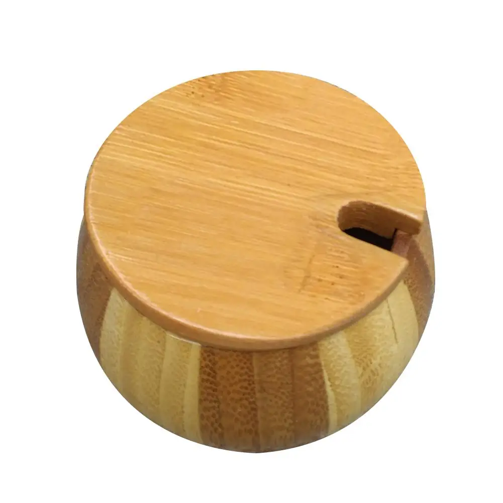 Креативная бамбуковая банка для специй кухонная бутылка приправ хранения