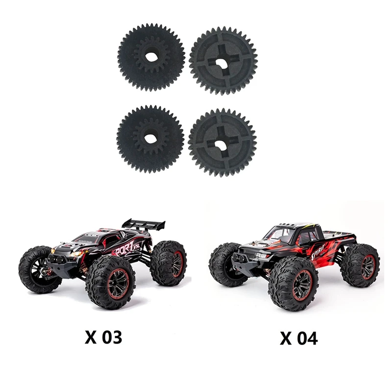 

4Pcs Transmission Gear for XLF X03 X04 X-03 X-04 1/10 RC Car Brushless Monster Truck Spare Parts Accessories