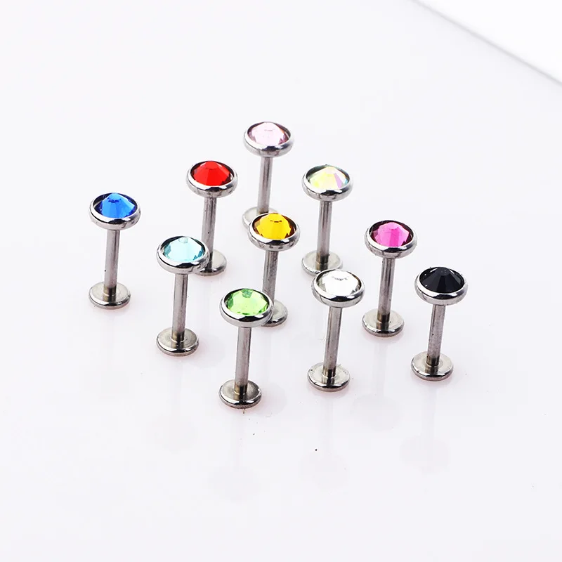 2 шт плоские серьги гвоздики с жемчужинами для ушной хрящ модные пирсинга