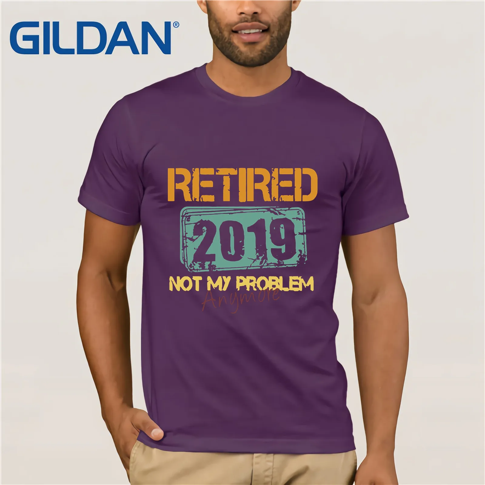 Receed 2019 Not My больше Shrit Летняя мужская футболка с коротким рукавом круглым вырезом