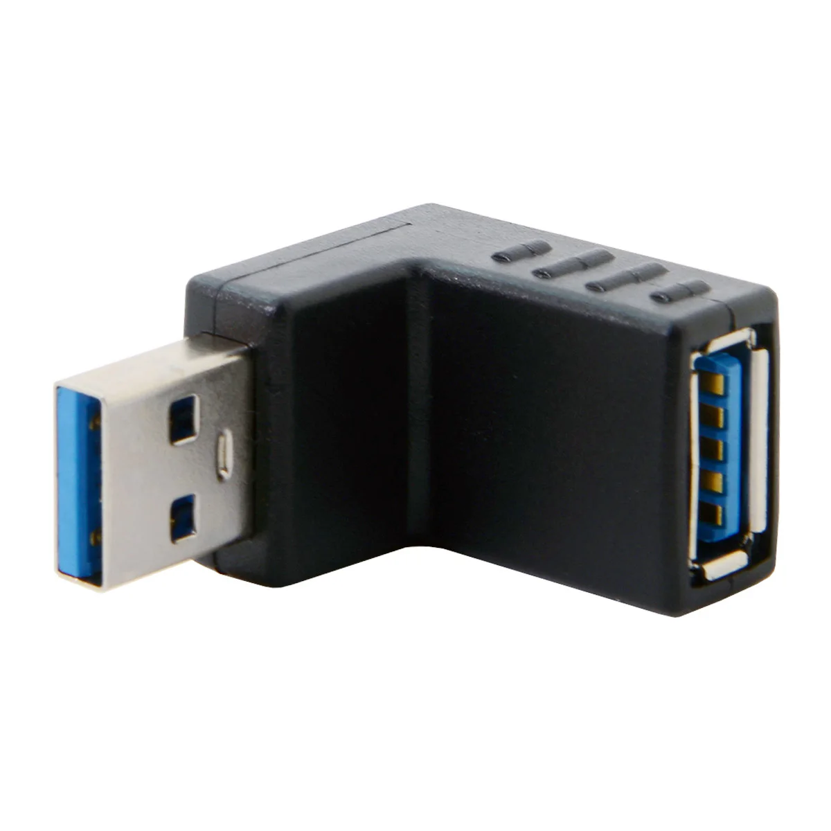 

Low Profile 90 Degree Up Angled USB 3.0 Adapter A Male to Female Extension