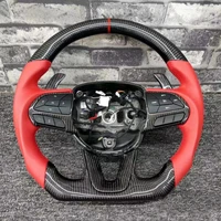 100 real carbon fiber steering wheel for dodge charger challenger