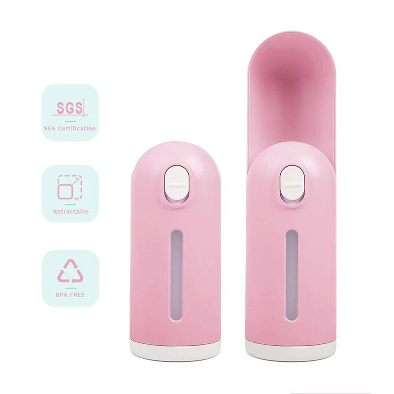 Маленькая большая портативная бутылка для воды собак товары путешествий поилка