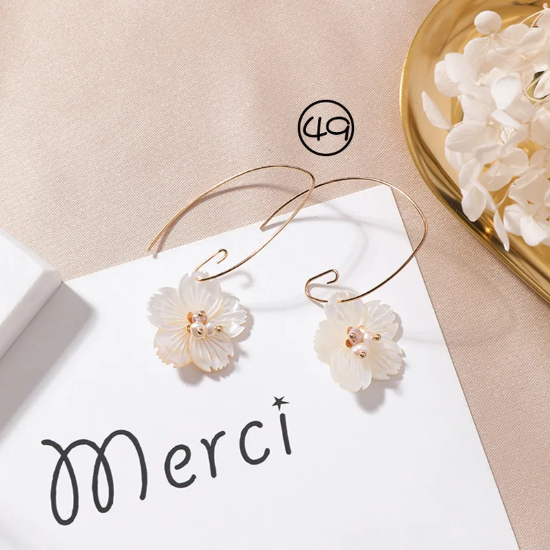 2018 простые милые серьги в Корейском стиле для девочек подвески виде длинных