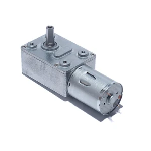 DC 6V 12V 24 V Reduction Motor, High Torque Turbo Worm Geared Motor for Range Hood Nesting Machine Smart Equipment