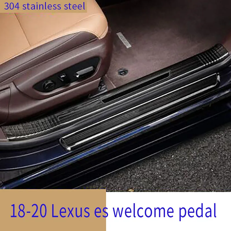 

18-20 for Lexus new es200 es260 es300h door sill bar retrofitting welcome foot guard retrofitting