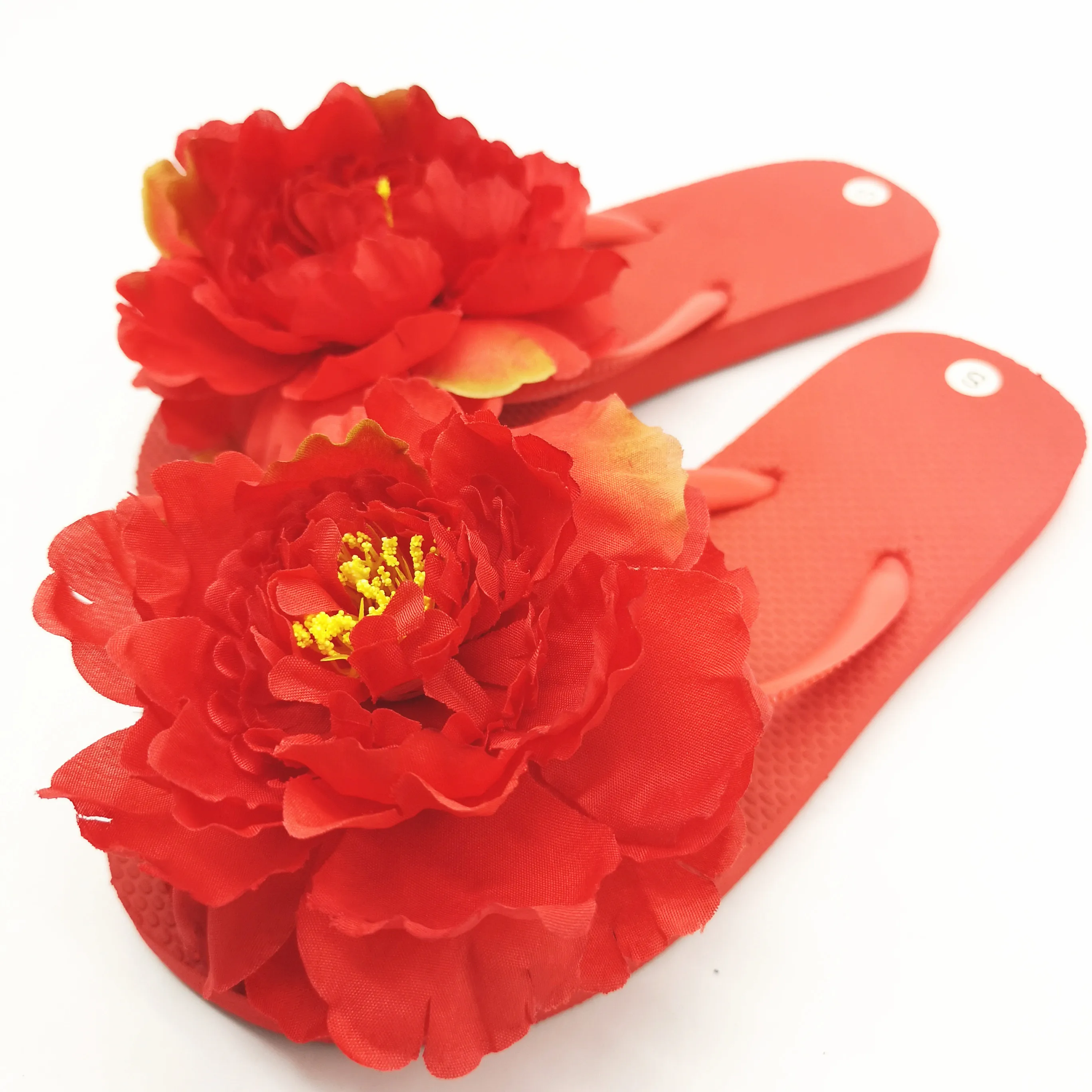 HAHAFLOWER/милые женские шлепанцы; Новинка; пляжная обувь на платформе; женские Летние вьетнамки; большие размеры 35-45