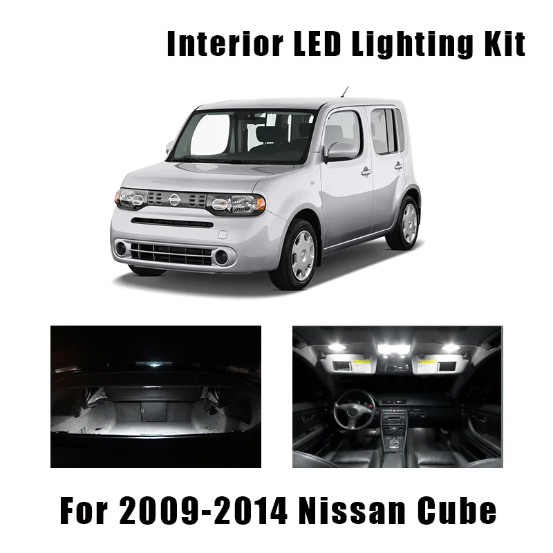 10 лампочек белый Внутренний светодиодный купол для карты потолочный светильник