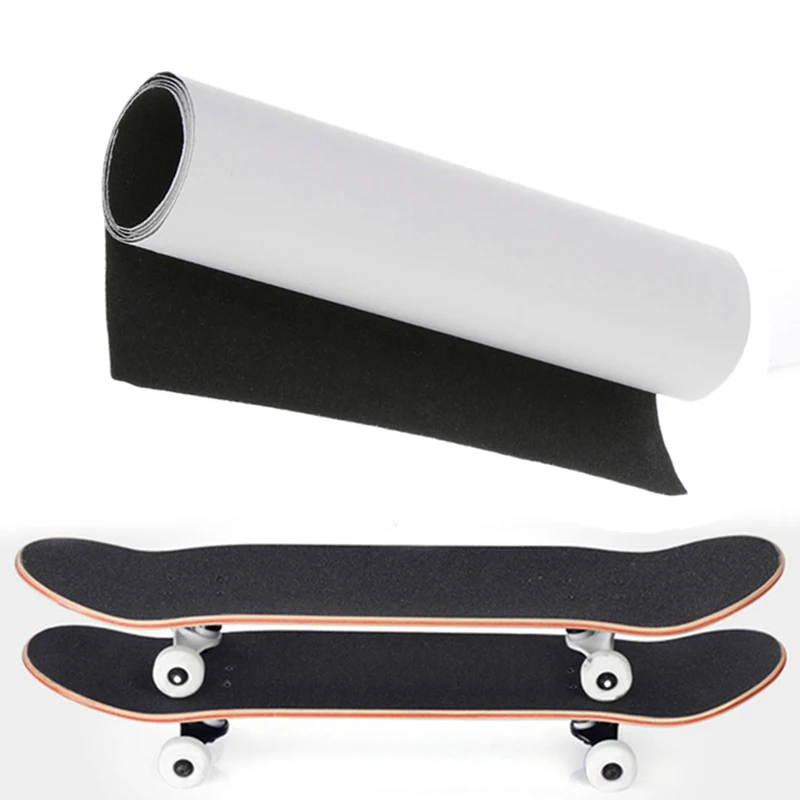 

Black Skateboard Deck Sandpaper Grip Tape Sandpaper Skating Board Sticker Grip Tape Skating Board Longboard 82*23cm