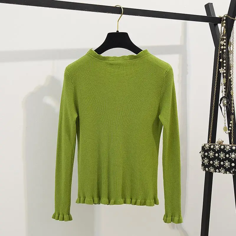 ICHOIX Женский комплект из 2 предметов облегающий вязаный топа и юбки Корейская