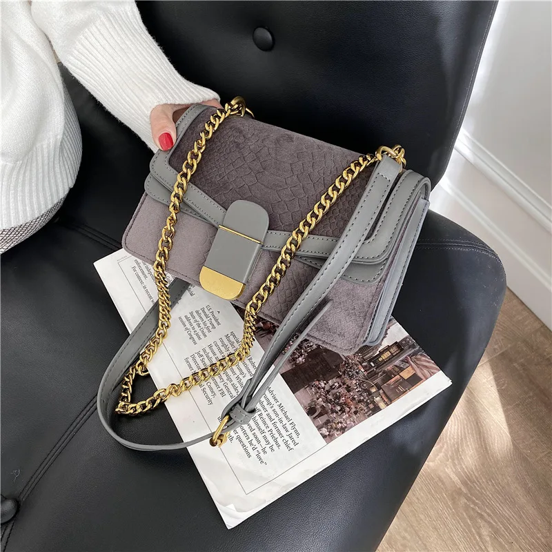 

Small handbag 2021 new fashion Joker chain shoulder bag texture This year's popular messenger bag women