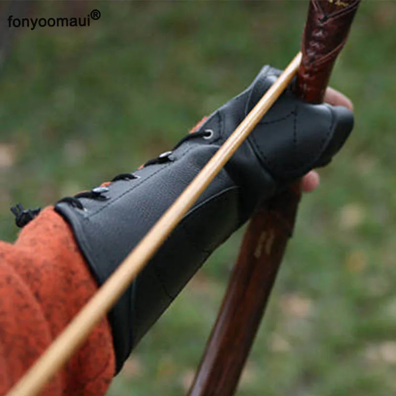 Для взрослых мужчин средневековый воин Ларп рыцарь кожа на шнуровке нарукавник