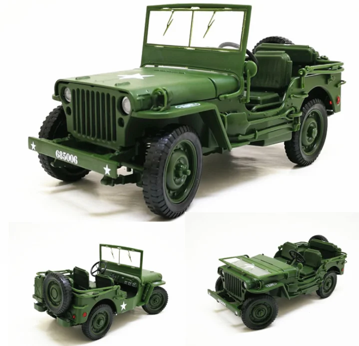 1:18 Военная тактика литая модель автомобиля из сплава открывающиеся панели