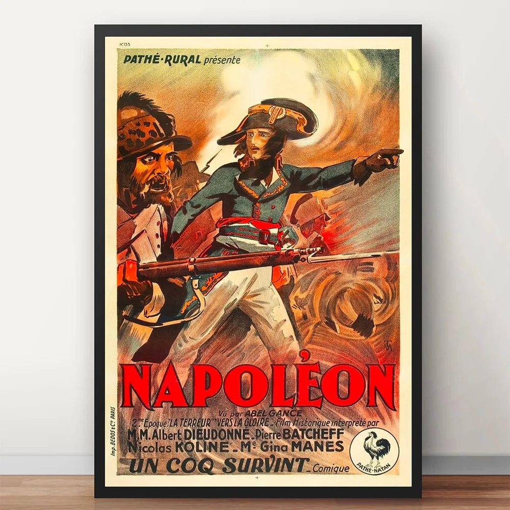 Портрет Наполеона Бонапарта картины на холсте винтажные наклейки стену