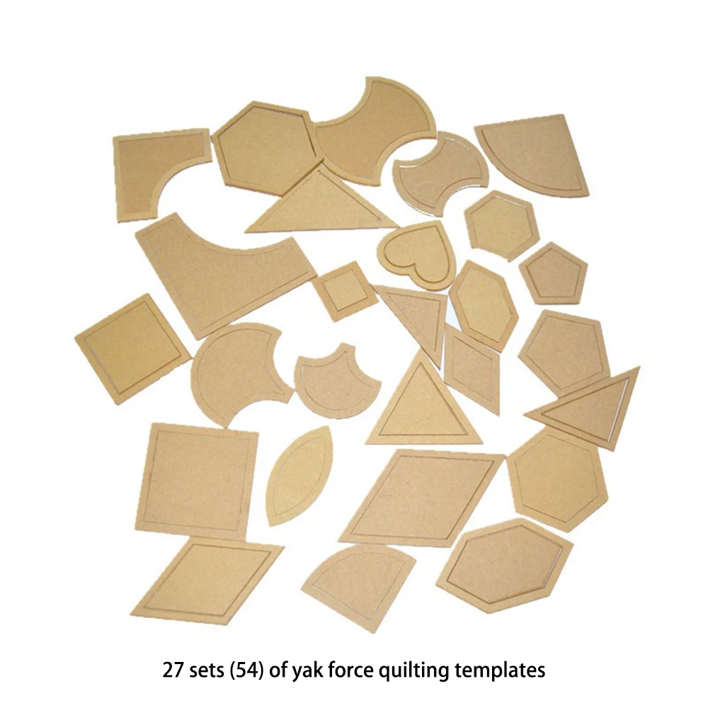 27 комплектов многоразовые Лоскутные шаблоны шитье Рукоделие инструмент сделай