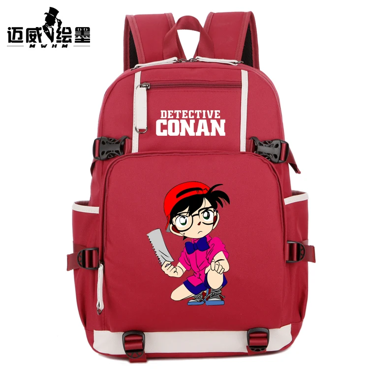 Рюкзак для косплея детектива Конана из мультфильма школьные сумки на плечо