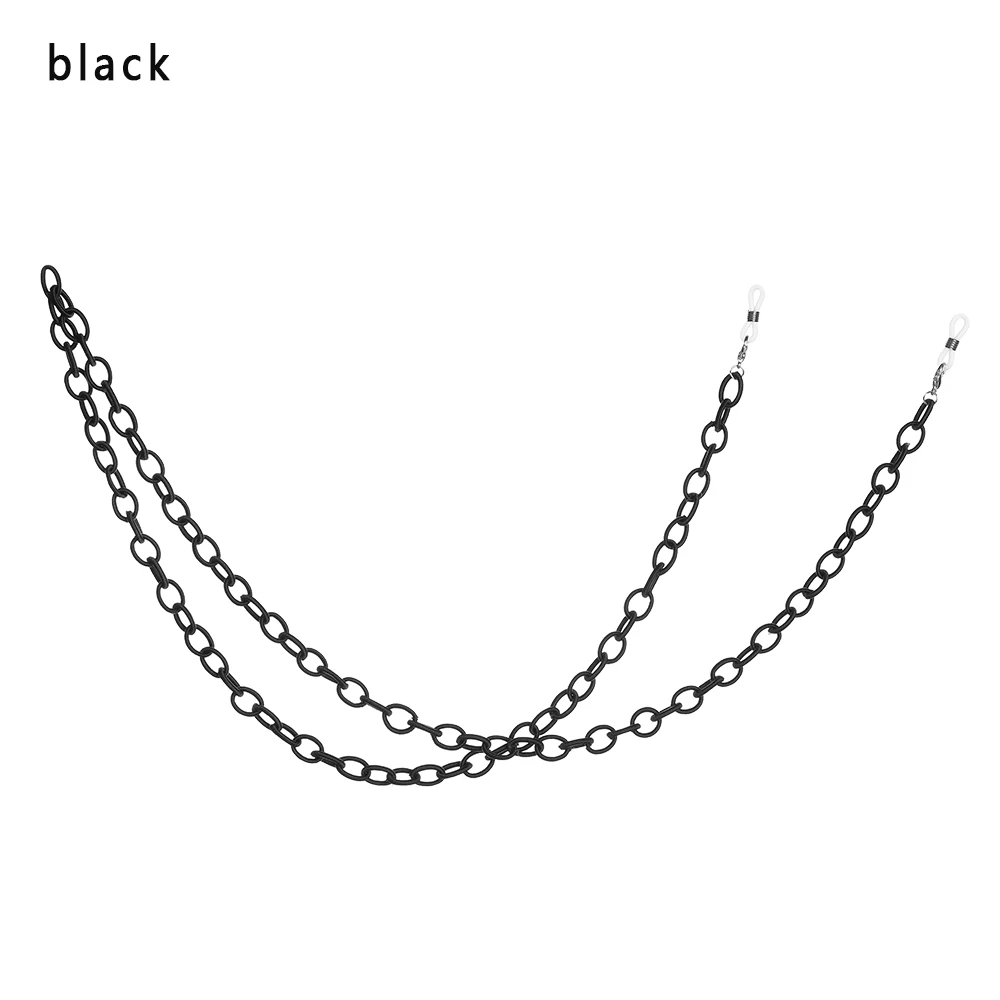 Style4-black Новые модные очки цепочка для очков очки Винтаж Цепочка-держатель шнур Цепочки и ожерелья Аксессуары для глаз, солнцезащитные очки, 61/70 см - Цвет: Style4-black