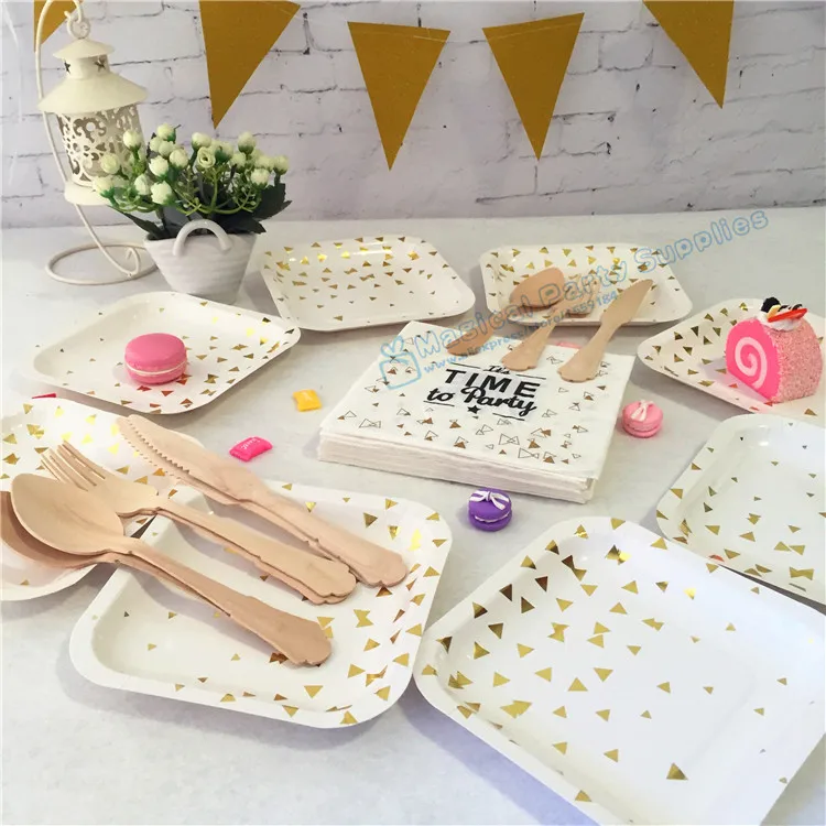 Столовые приборы металлические для вечевечерние 40 человек диаметром 33 см