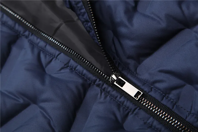 2019 новый бренд модный мужской осенне-зимний пуховик теплый водонепроницаемый