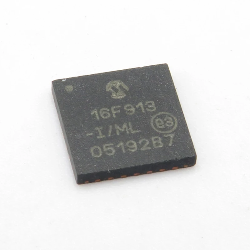 

1 Piece PIC16F913-I/ML SMD QFN-28 Silk Screen 16F913 Chip IC New Original