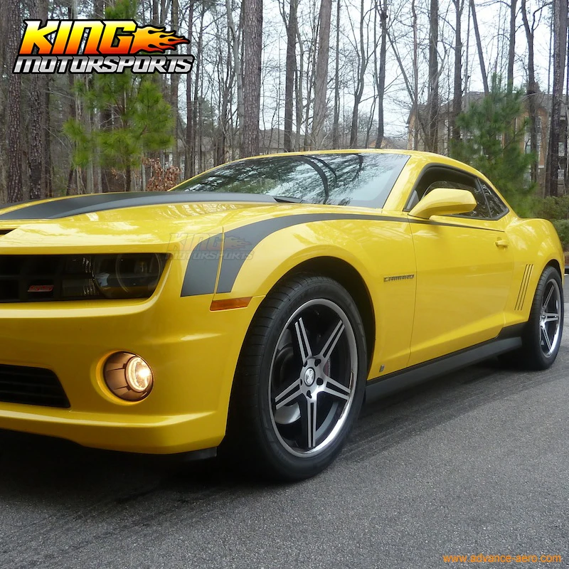 Боковые юбки в стиле Chevrolet Chevy Camaro ZL1 подходят для 2010 11 15|side skirts|siding panelpanel skirt |