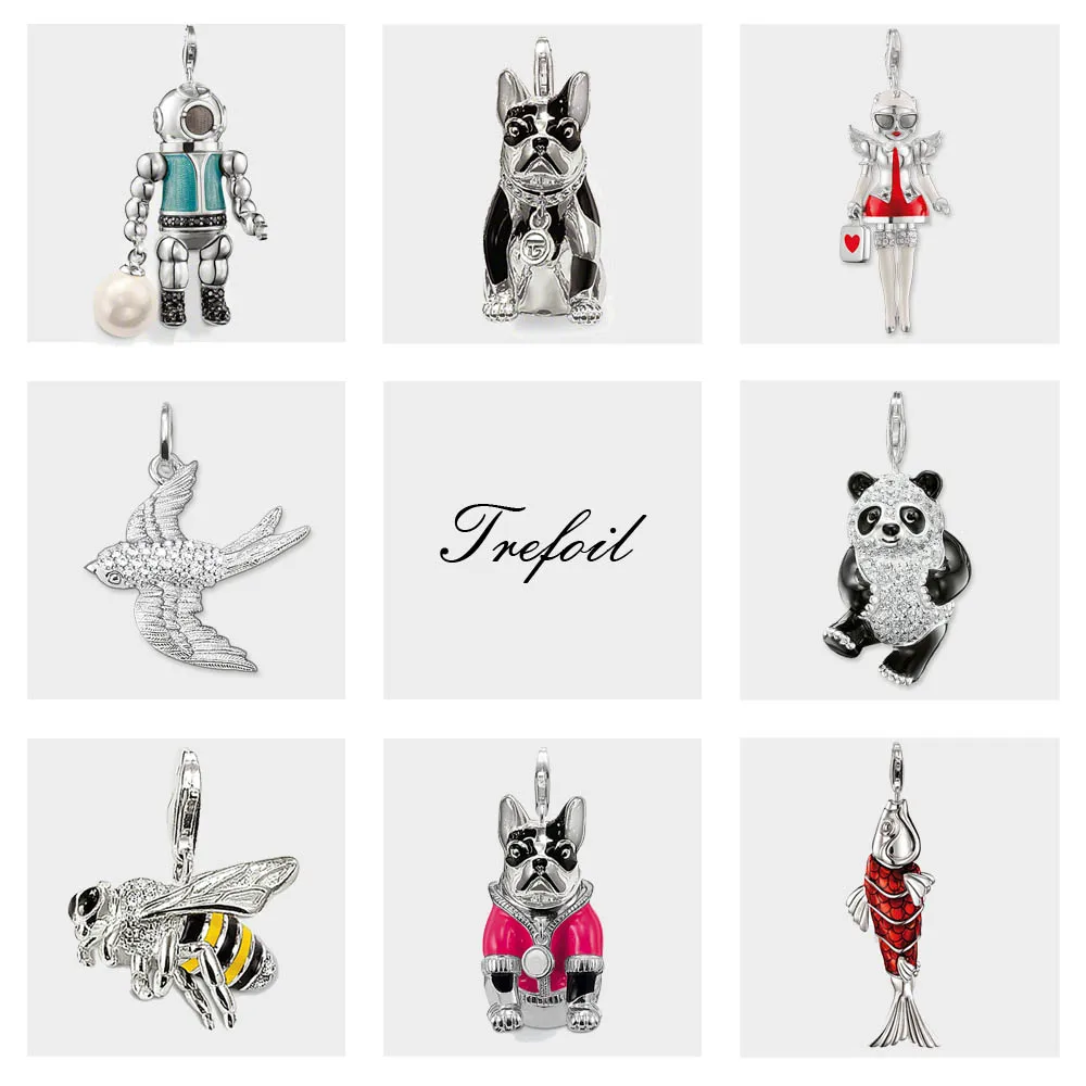 Подвеска-пчела с жемчугом из серебра 925 пробы | Украшения и аксессуары