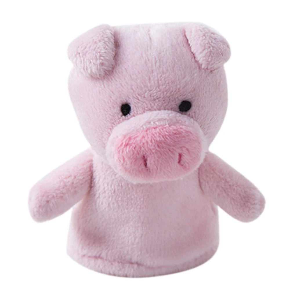 Детские животные-марионетки на пальцы Мягкая Плюшевая Кукла Мультяшные животные