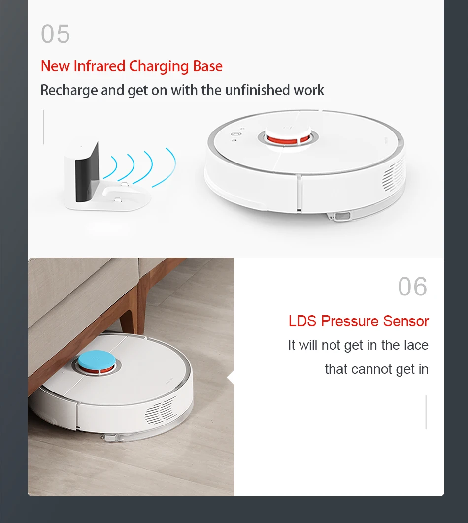 Roborock s50 s55 Xiaomi пылесос 2 для домашнего умного уборки влажной уборки ковра пыли подметания mi робот роботизированное бес