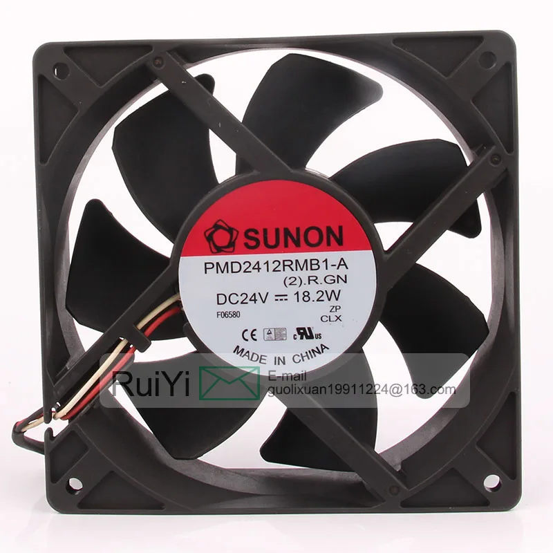 

Pmd2412rmb1-a SUNON Bilt 120X120X38 12CM 4200RP,190CFM 12038 24V 18.2W 12cm Converter Cooler Processador Ryzen Cooling Fan