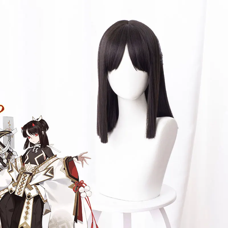 

Женский парик Onmyoji Master Tian Jian с вырезами в виде сердца и призраков sp с молочным отрезом слишком черный коричневый хвост косплей из аниме кавай...