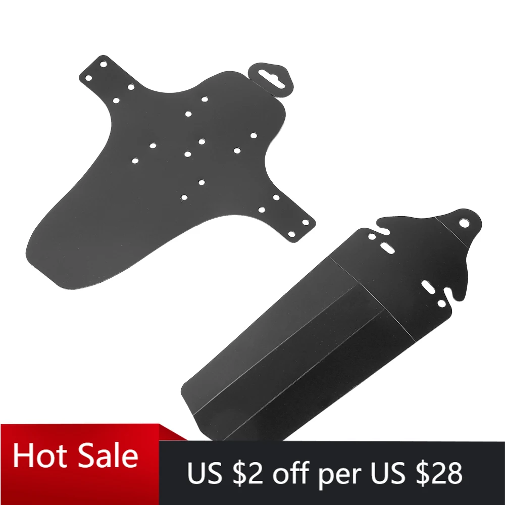 

MTB Road Mini Bicycle Fenders Black Mudguard Bike Fender Removable Fenders Folding Wings Mud Guard Lightweiht Cycling Parts