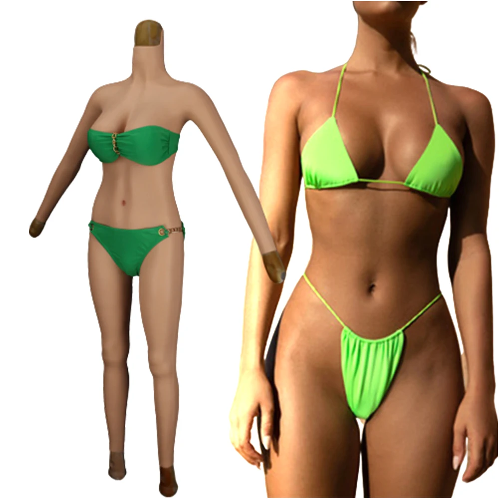 

Силиконовый костюм для кроссдрессеров, боди для косплея, имитация груди