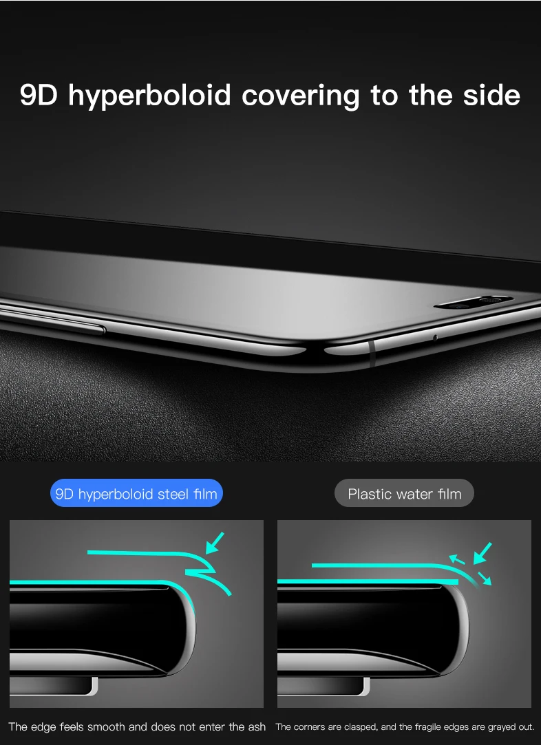 2 шт./компл. 9D полное покрытие закаленное стекло для huawei P20 30 HD анти-отпечатков пальцев Защитная пленка для экрана для huawei P20 30 Pro